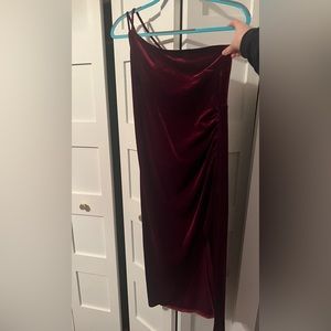 NEVER WORN! Velvet Dress (Red)